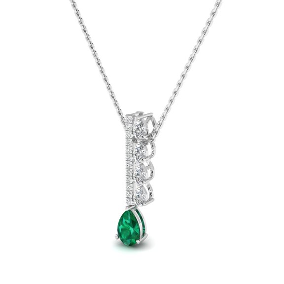 Emerald Scarlet Grace Pendant