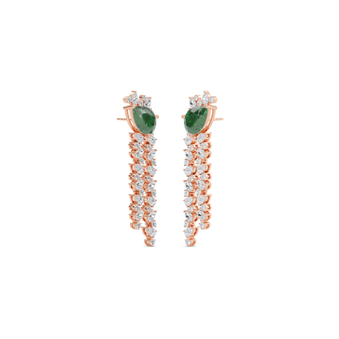 Veridian Lumina Drops Earrings