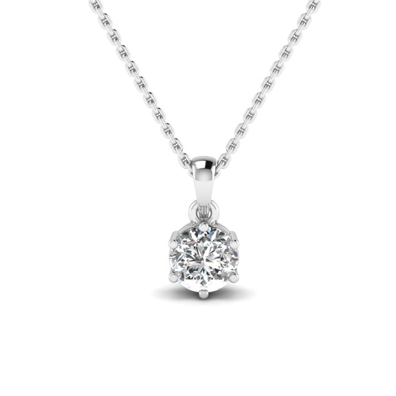 Solitaire Serenity Pendant