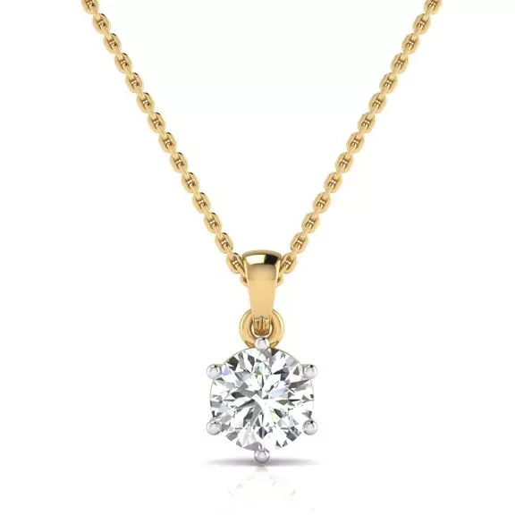 Solitaire Serenity Pendant