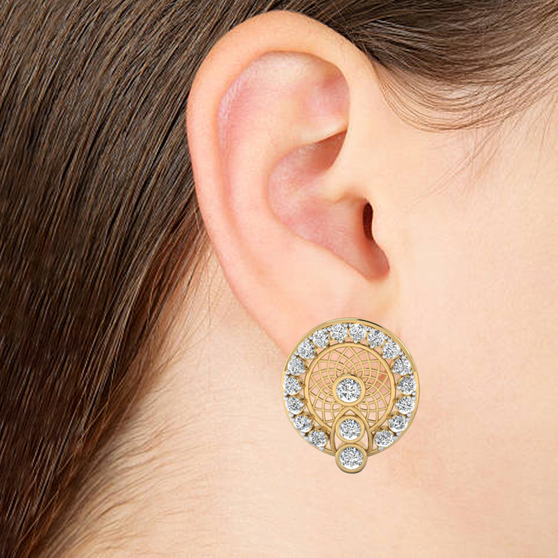 Luminous Lattice Earrings