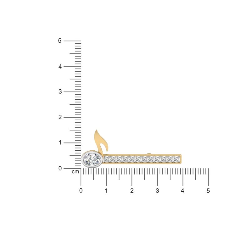 Harmonic Accent Brooch