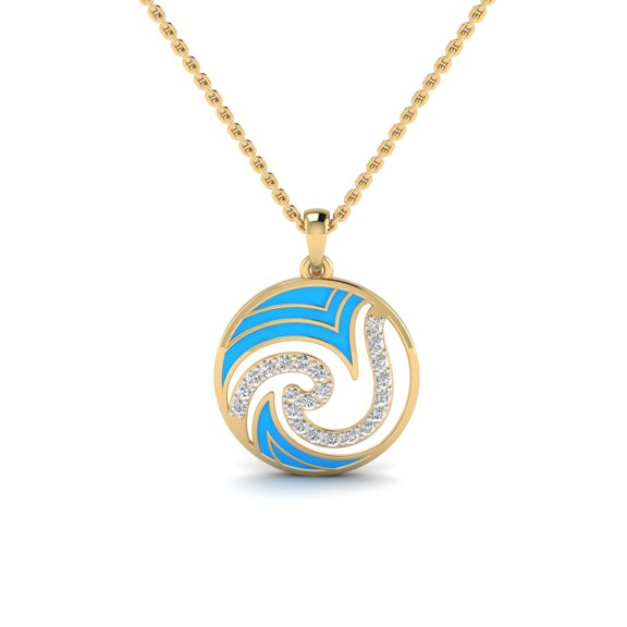 Azure Tide Pendant