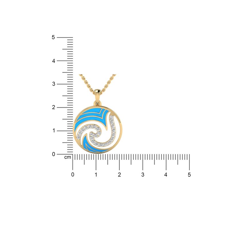 Azure Tide Pendant