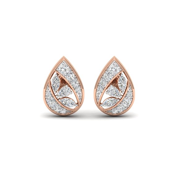 Teardrop Sparkle Studs