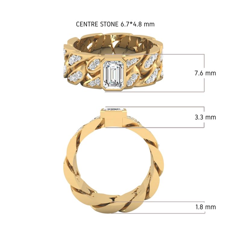 Cuban Link Statement Band