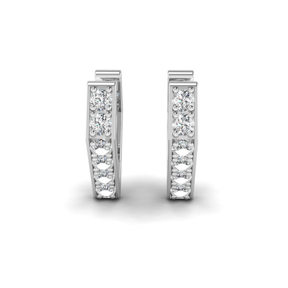 Trapezoid Diamond Hoops