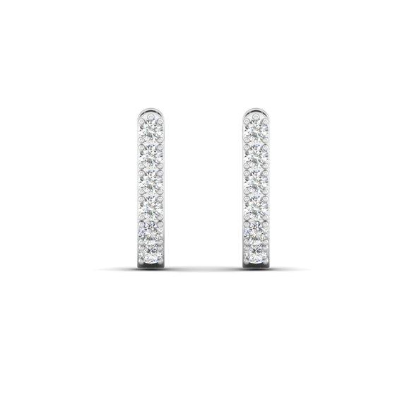 Linear Diamond Impact Earrings