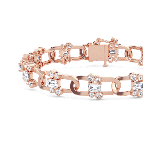 Emerald Radiance Link Bracelet