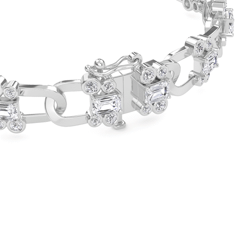 Emerald Radiance Link Bracelet