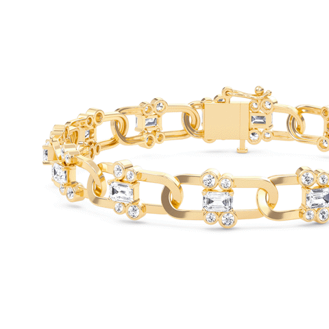 Emerald Radiance Link Bracelet