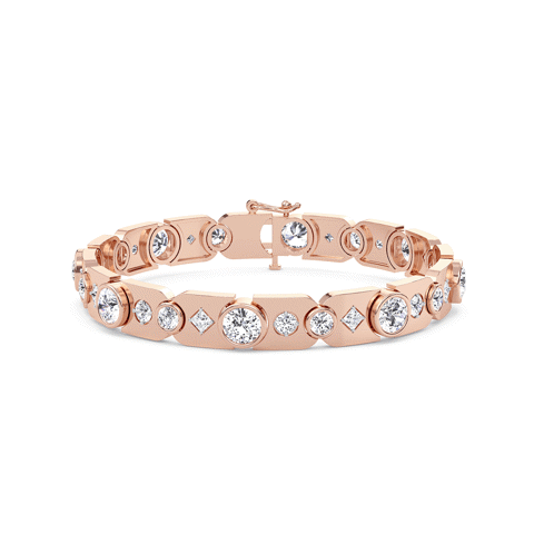 Golden Radiance Diamond Bracelet