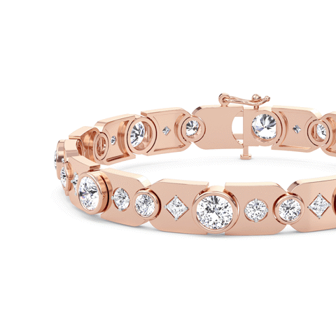 Golden Radiance Diamond Bracelet