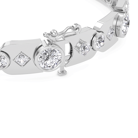 Golden Radiance Diamond Bracelet