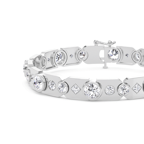 Golden Radiance Diamond Bracelet