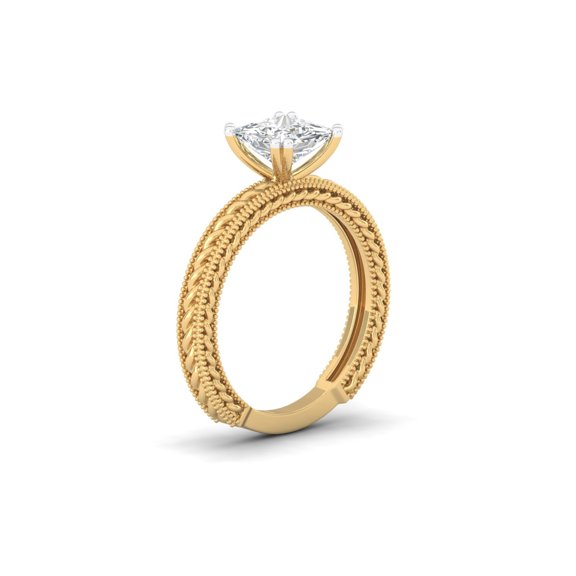 The "Etched Princess" Ring