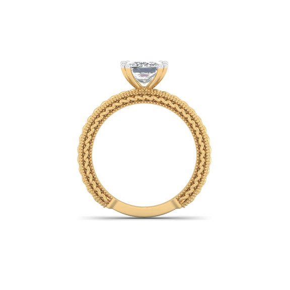 The "Etched Princess" Ring