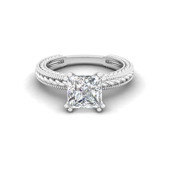 The "Etched Princess" Ring