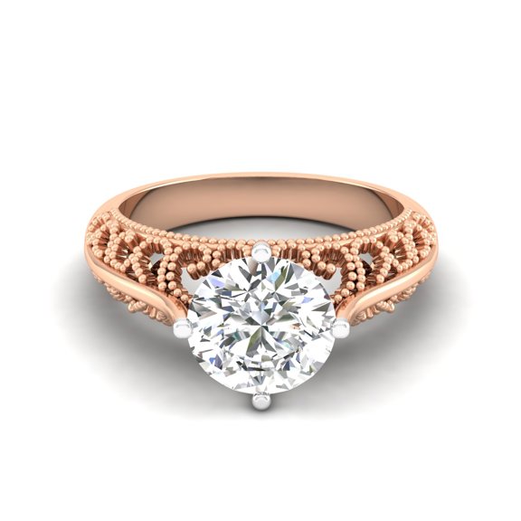 Vintage Whisper Solitaire Ring