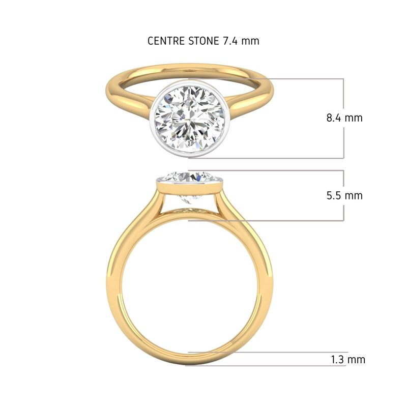 The Lyra Solitaire Ring