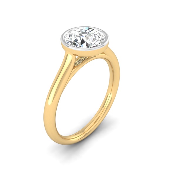 The Lyra Solitaire Ring