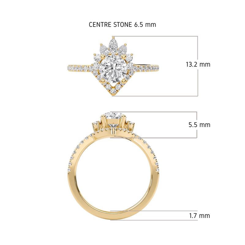 Tiara Diamond Ring