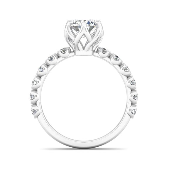 Floral Crown Diamond Ring
