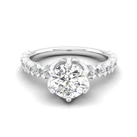 Floral Crown Diamond Ring