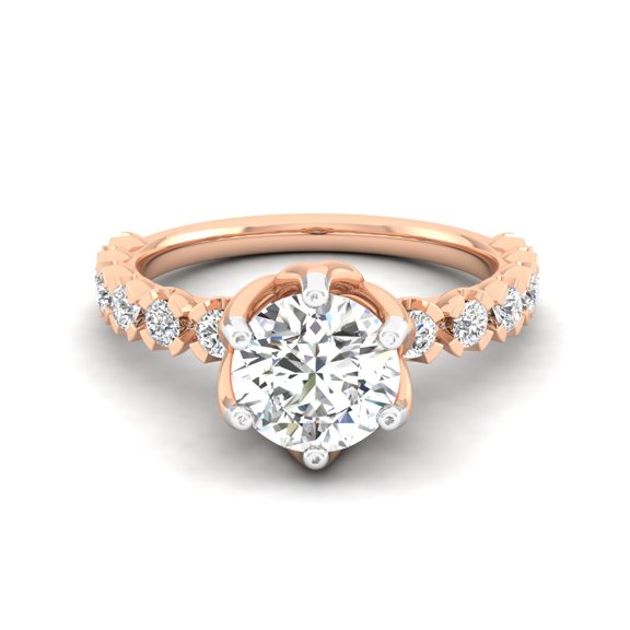 Floral Crown Diamond Ring