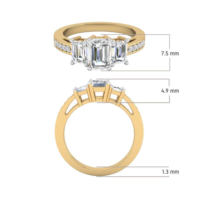 Trinity Radiance Ring