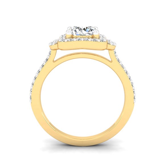 Flourish Halo Ring