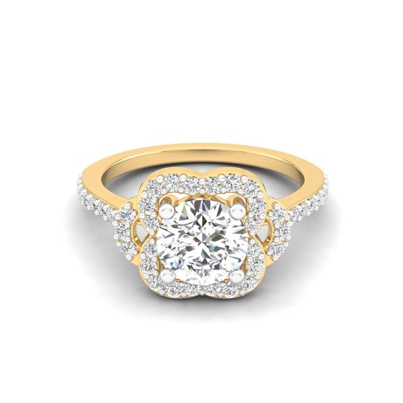 Flourish Halo Ring
