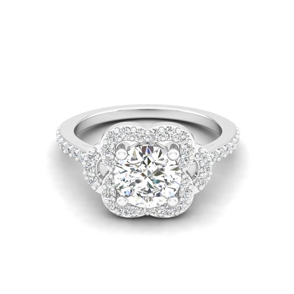 Flourish Halo Ring