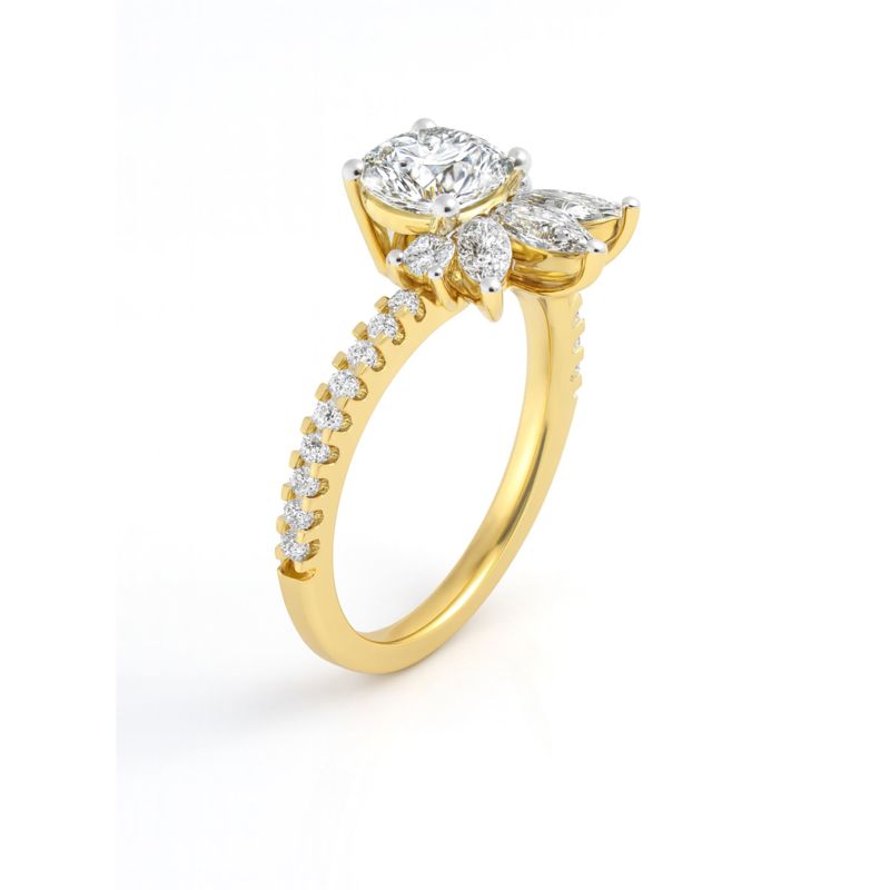 Marquise Bloom Ring