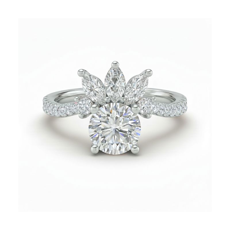Marquise Bloom Ring