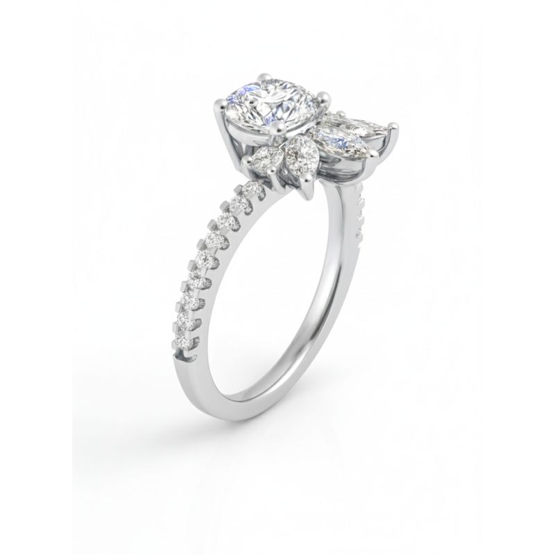 Marquise Bloom Ring