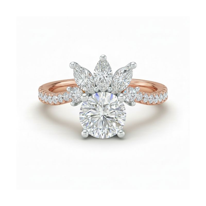 Marquise Bloom Ring