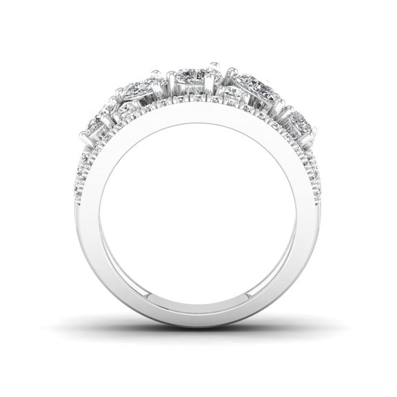 Pear Cascade Ring