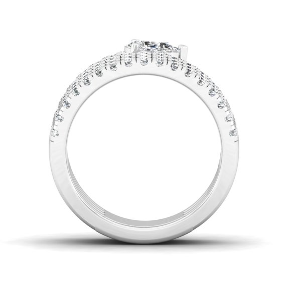 Tiered Pear Ring