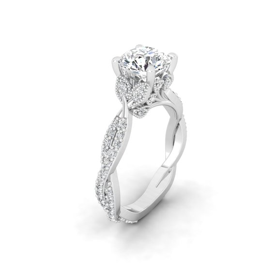 Ivy Solitaire Ring