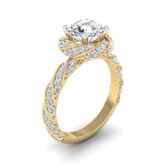 Illume Solitaire Halo Ring