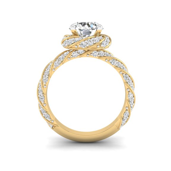 Illume Solitaire Halo Ring