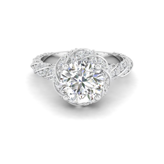 Illume Solitaire Halo Ring