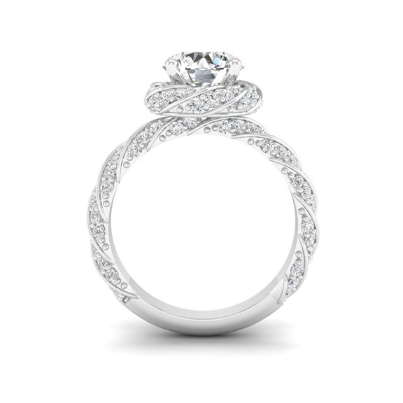 Illume Solitaire Halo Ring