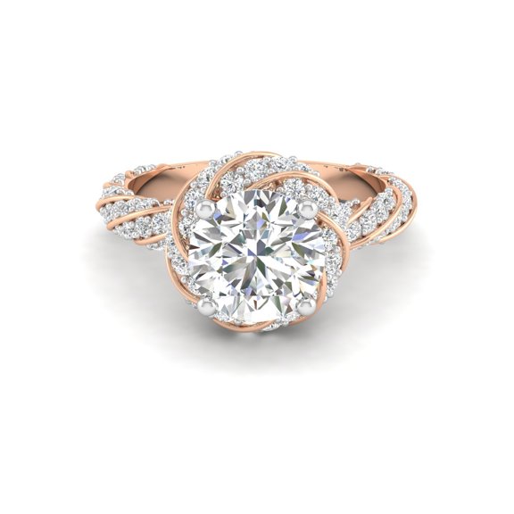 Illume Solitaire Halo Ring