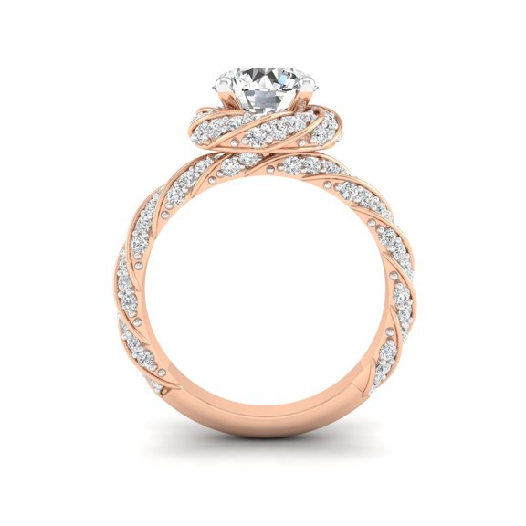 Illume Solitaire Halo Ring