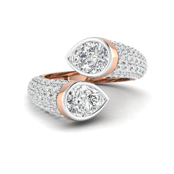 Contemporary Sparkle Ring