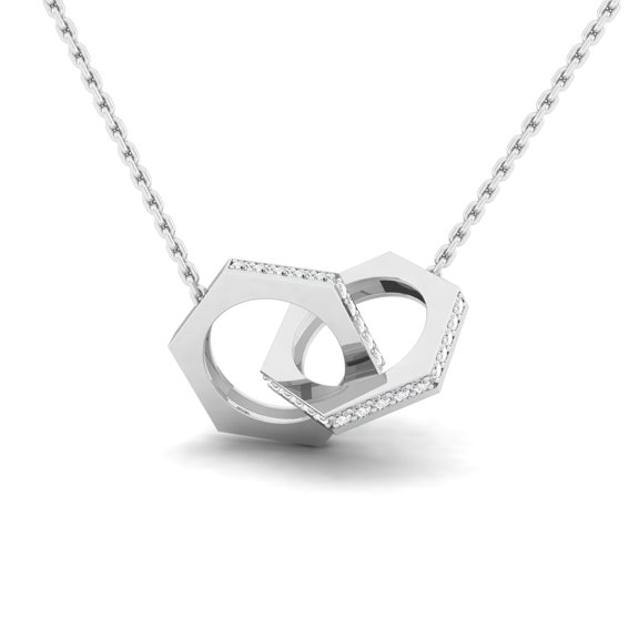 Interlinked hexagon Pendants