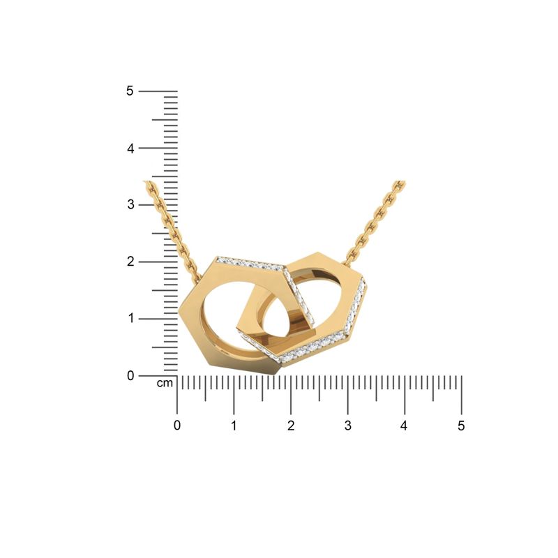 Interlinked hexagon Pendants