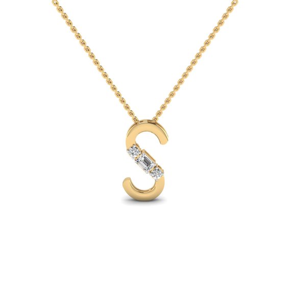"S" Alphabet pendant